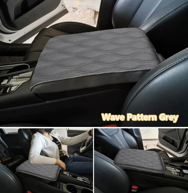 Memory Cotton Leather Car Armrest Box Pad(Universal style)