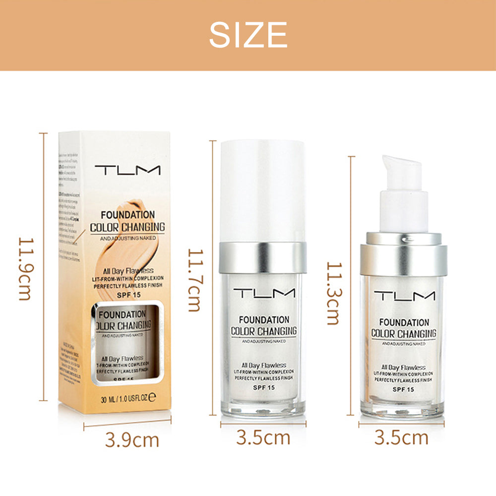 TLM Flawless Colour Changing Foundation