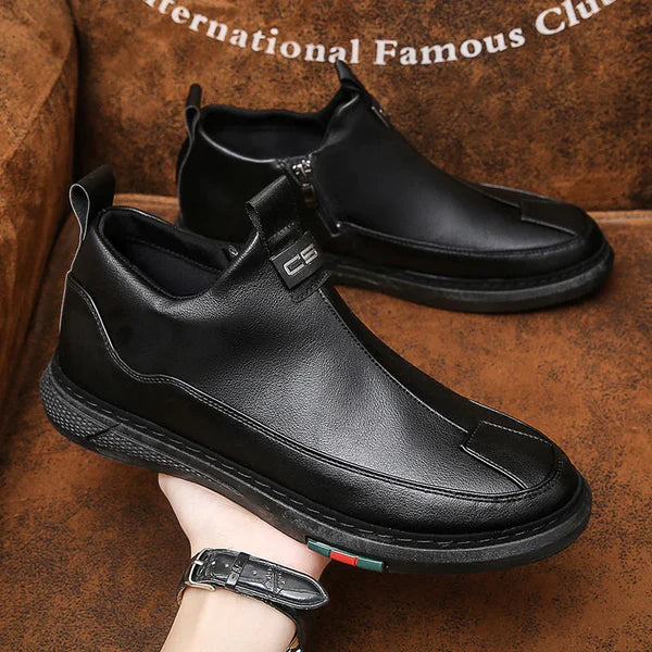 Men's Casual Loafer Shoes with BLACK ZIP