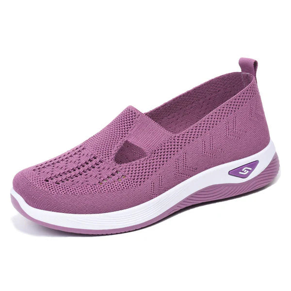 Women Woven Orthopedic Breathable Soft Sole Shoes