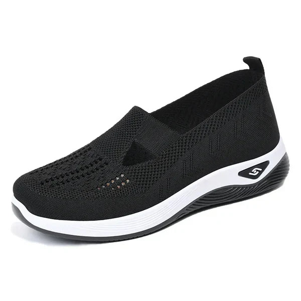 Women Woven Orthopedic Breathable Soft Sole Shoes