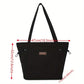 Square zipper simple nylon shoulder bag