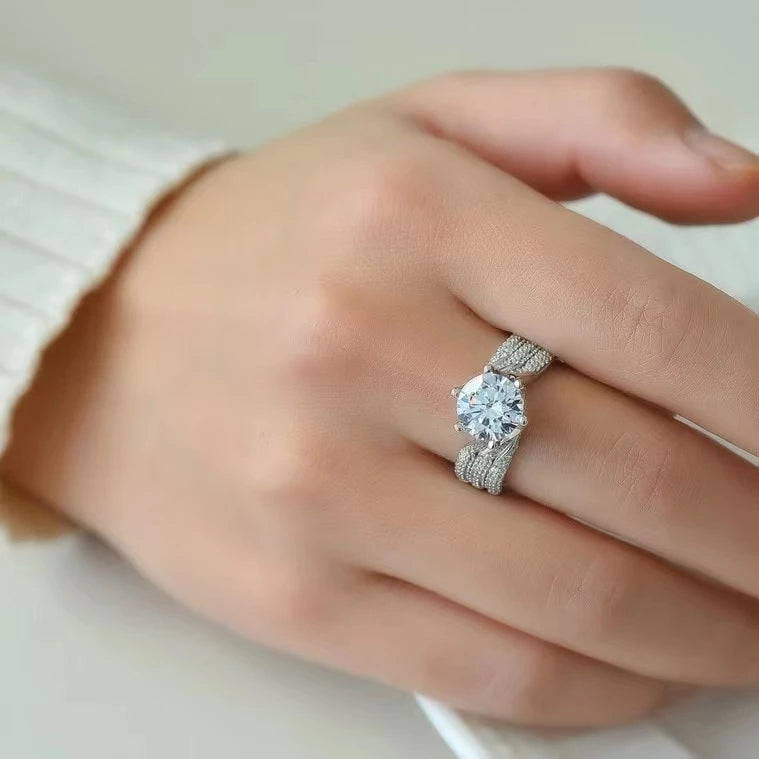 3 Carat Super Sparkling Diamond Ring