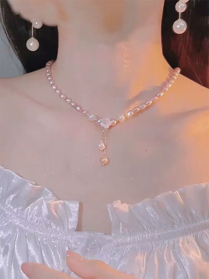 Pearl Flower Necklace