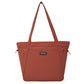 Square zipper simple nylon shoulder bag