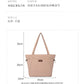 Square zipper simple nylon shoulder bag