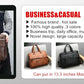 JEEP BULUO Men Briefcase Split Leather Handbag