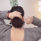 Bun Clipping Flower Bud Wig