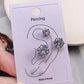 Magnetic Zircon Stud Ear Clip (3 Pairs)